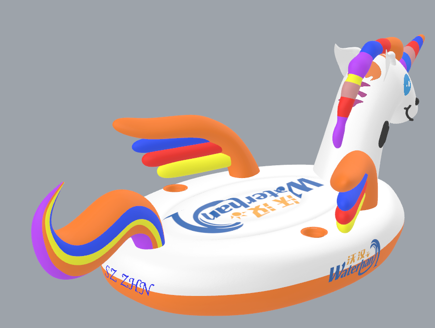 inflatable unicorn  float