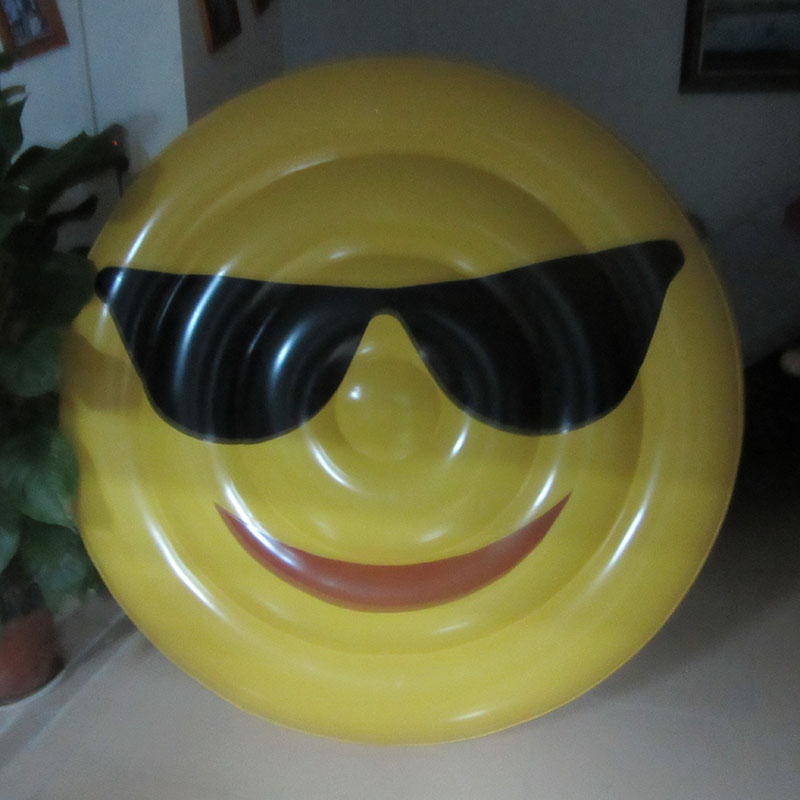 Inflatable Sunglasses Emoji Pool Float