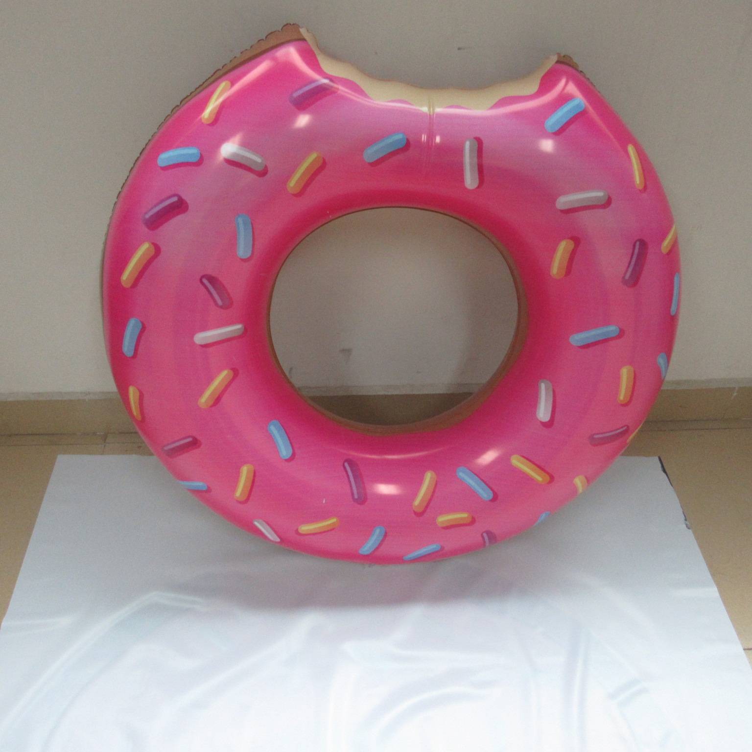 Customised Inflatable Swimming Pool Floating Donut Swimming Rings For Indoor And Outdoor