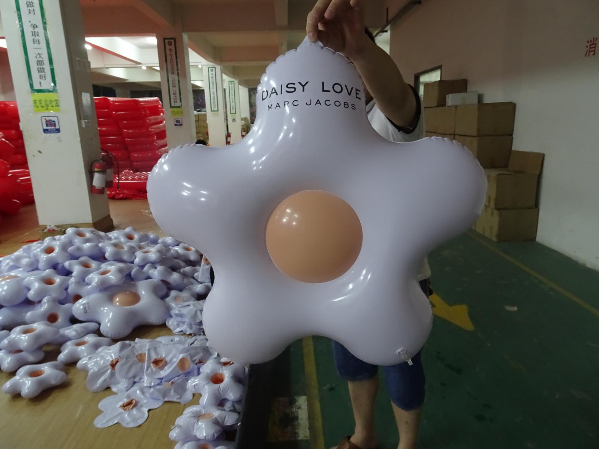 Customised Inflatable Flower Drink Can Cup Beverage Holder For Party Parties Food Beer Drink