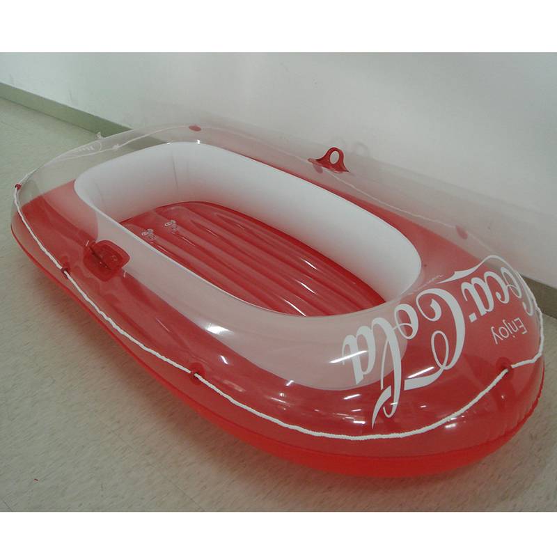 Customised Inflatable Pool Boat With Cords Around For Kids & Adults Includes Repair Kit