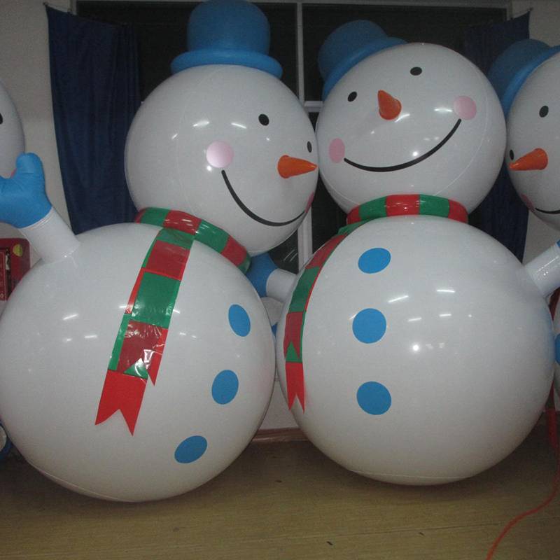 Customised Inflatable PVC Christmas Snowman For Holiday Party Yard Lawn Party Garden Patio