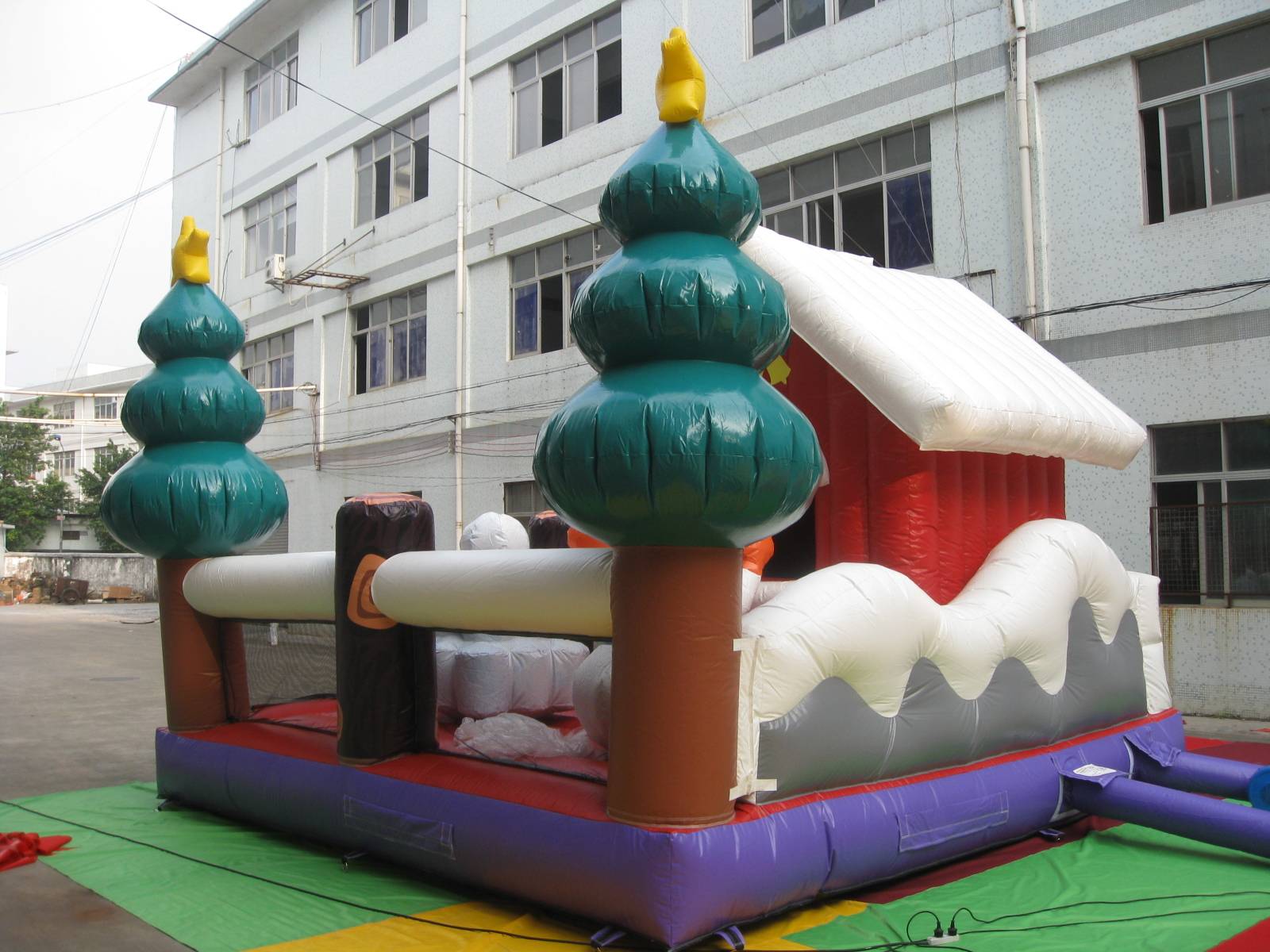Customised Inflatable Christmas House Bouncer Decorations Outdoor Indoor Cute, Decor Blow Up Yard