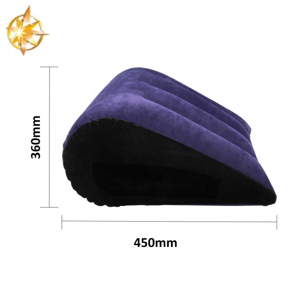 Inflatable triangle sex pillow ramp body comfortable cushion relaxation chair lounge chair bed waist