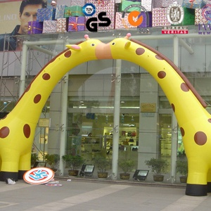 Inflatable entrance arch