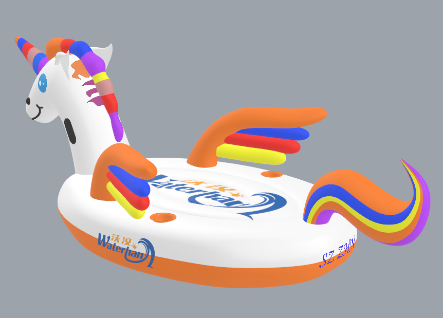 inflatable unicorn  float