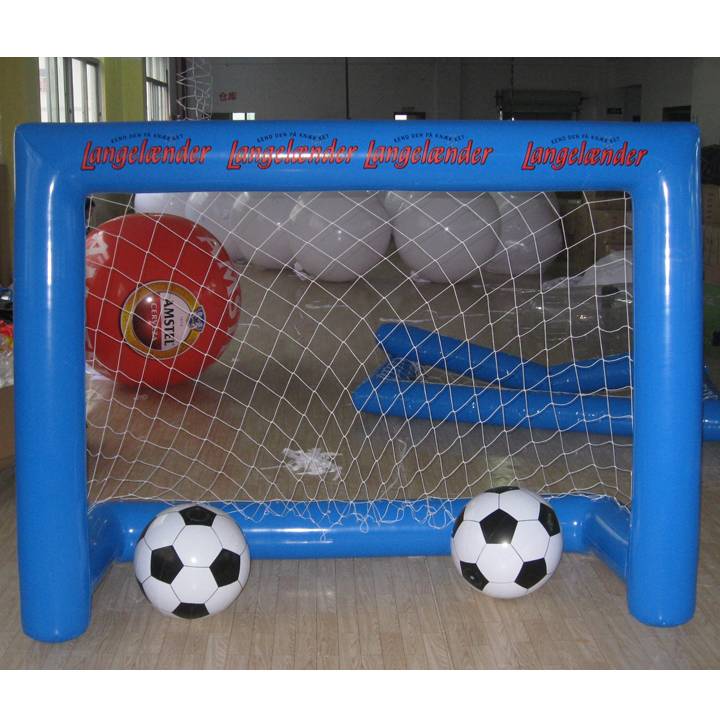 Inflatable football goal with net