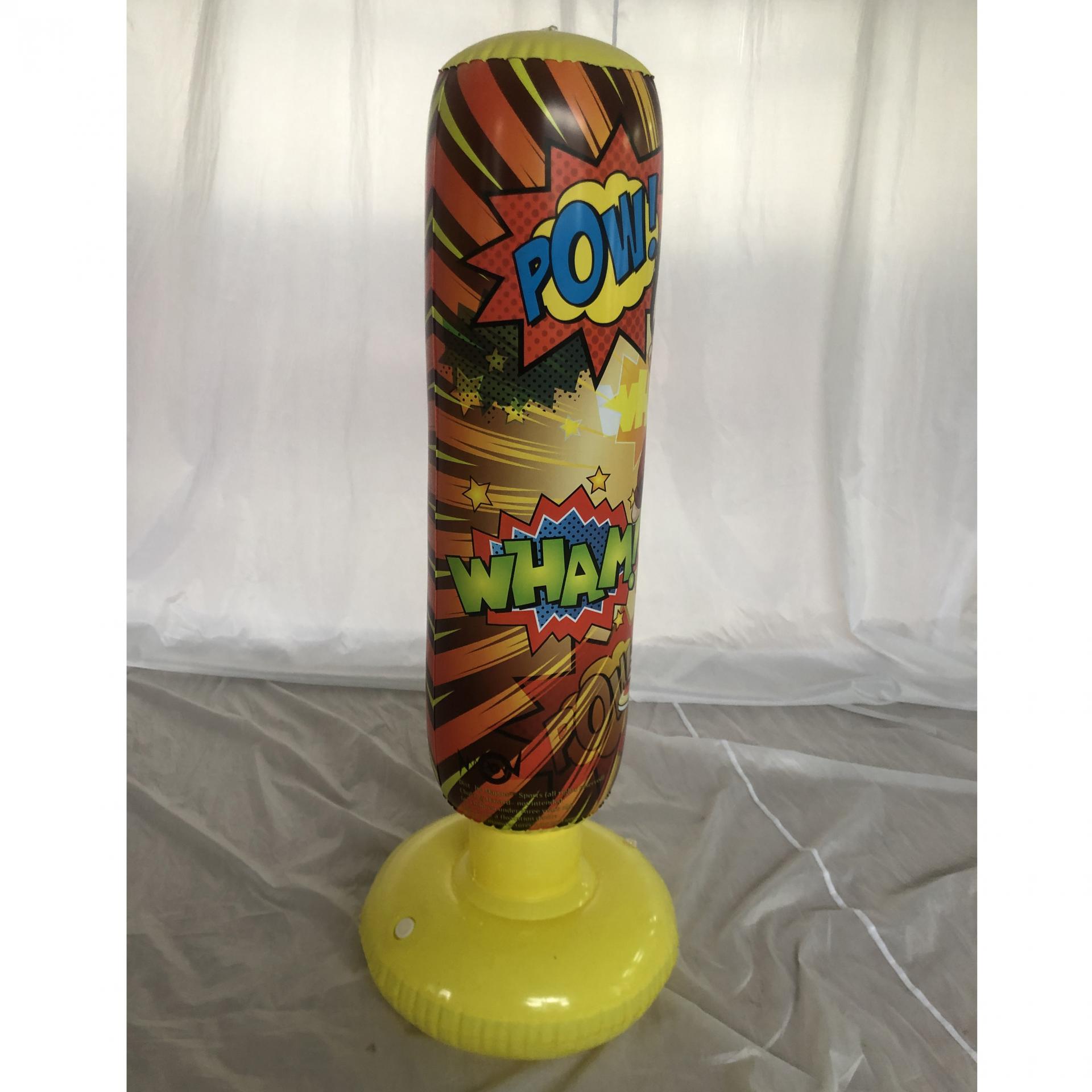 Inflatable tumbler punching bag