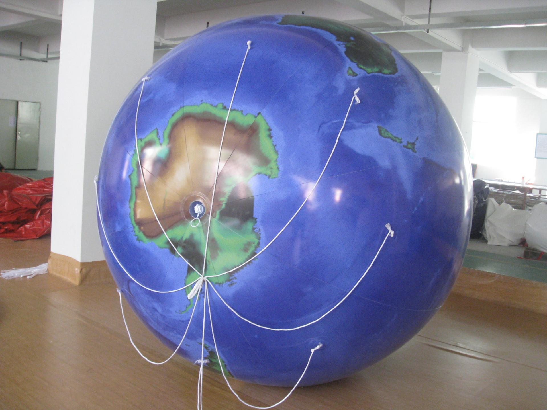 10Ft Dia Helium Balloon With Full Globe Printings