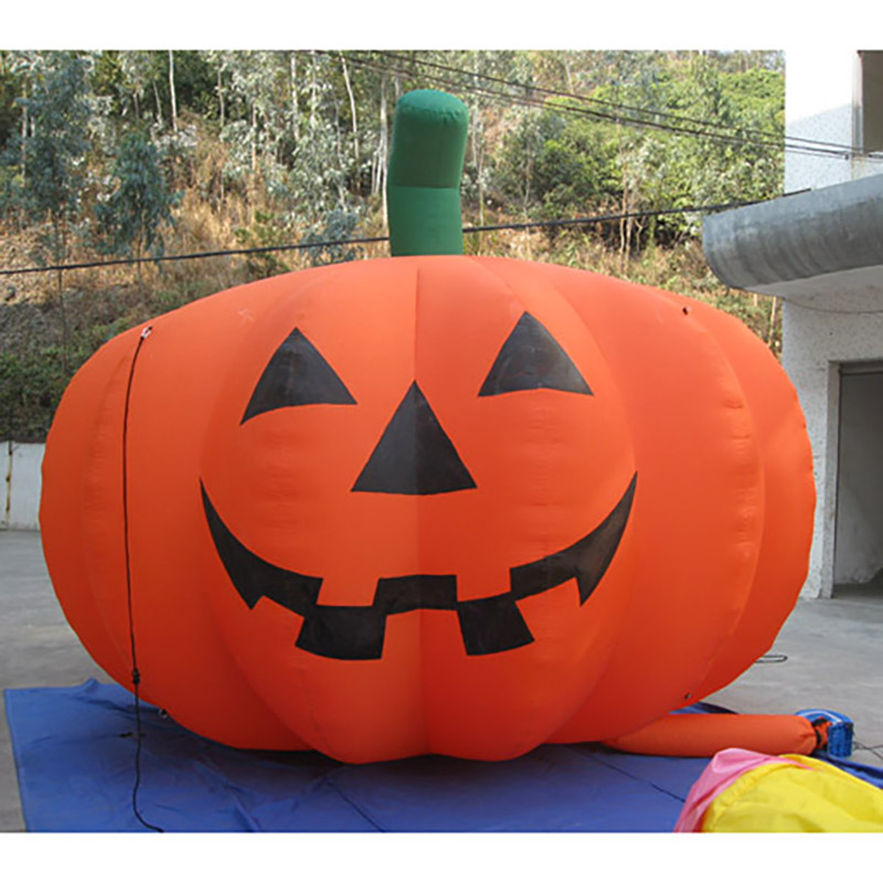 Customised Halloween Inflatables Decorations Cold Air Pumpkin Fruits Outdoor Indoor