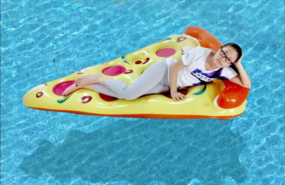 Inflatable Pizza Pool Float 175Cm