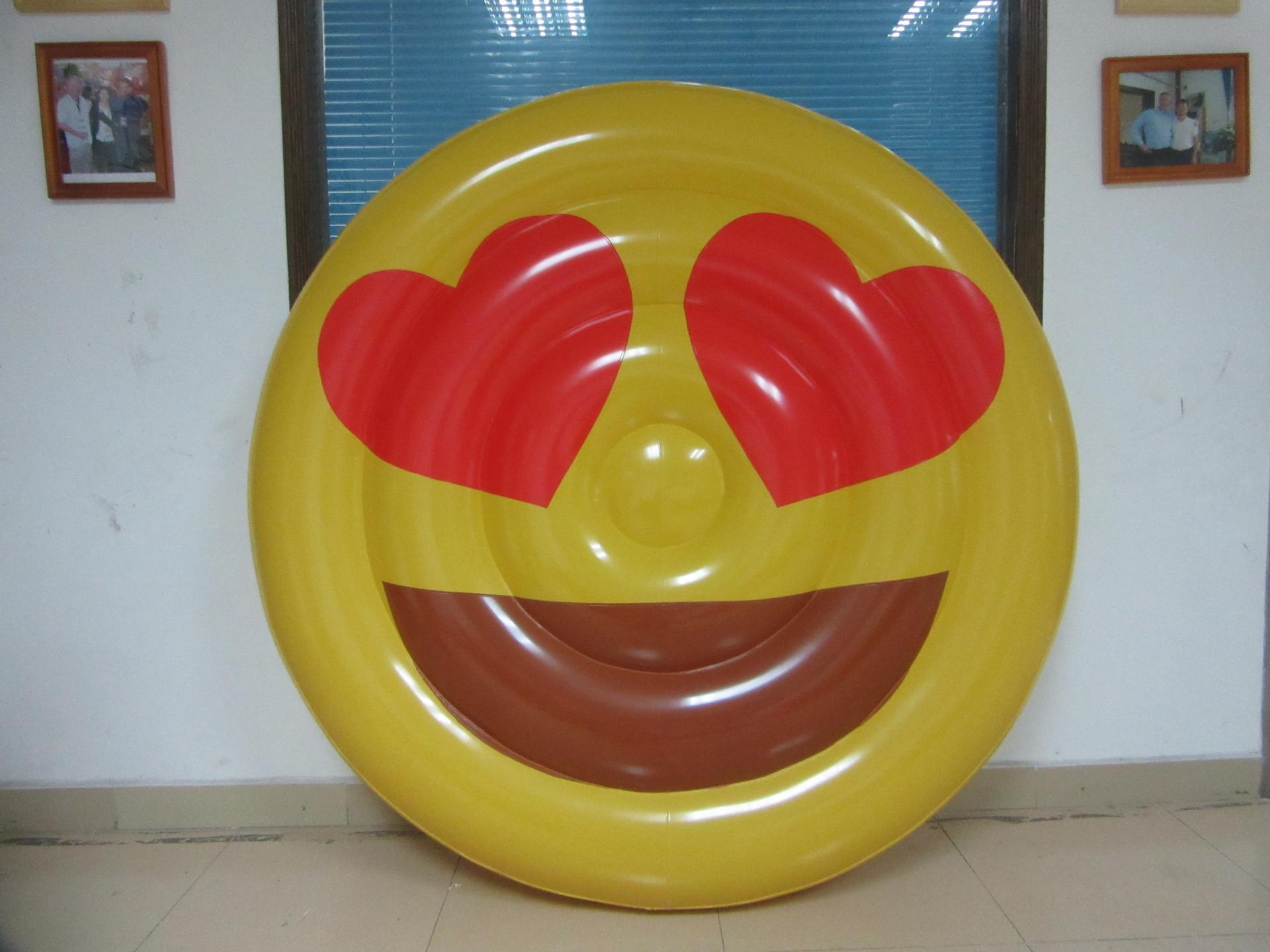 Inflatable Smile Round Red Eyes Float