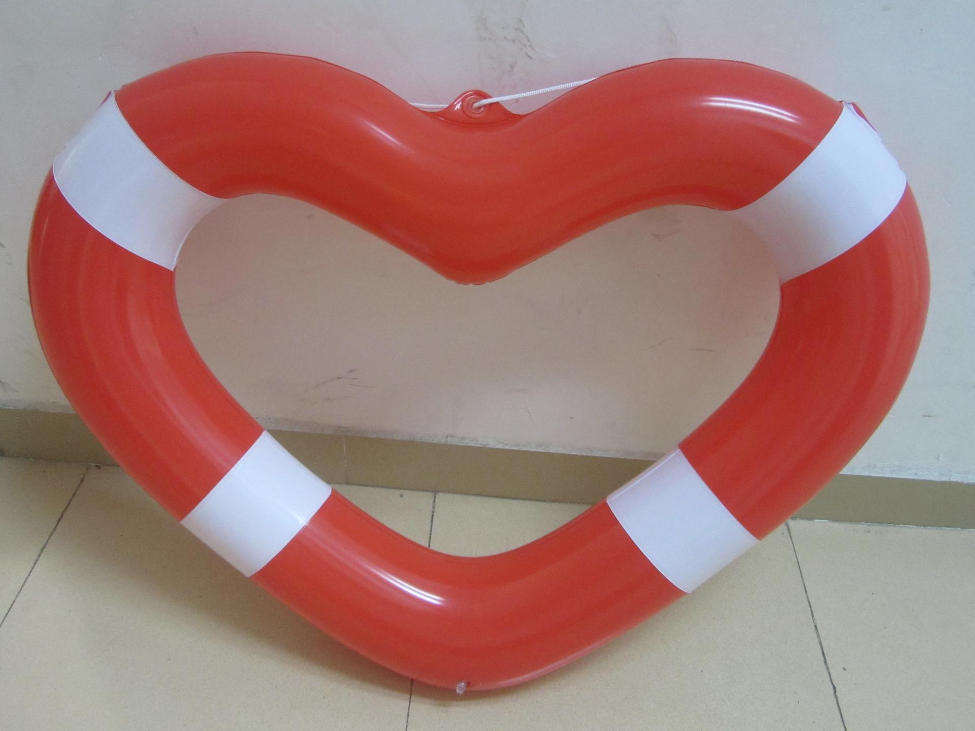 Inflatable Red Heart Shape Float 150Cm Wide