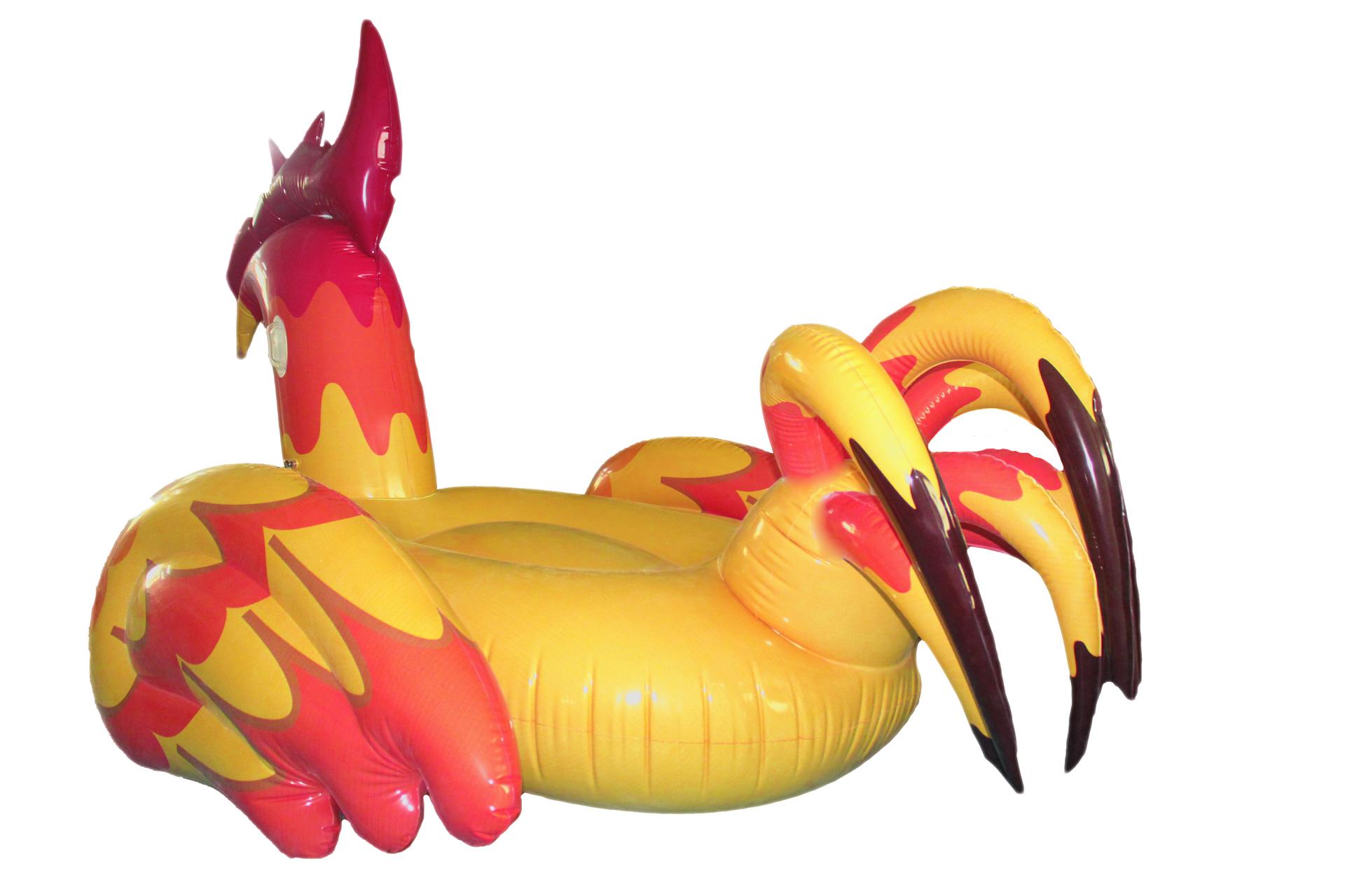 Inflatable 0.3MM PVC Rooster Cock Rider Float