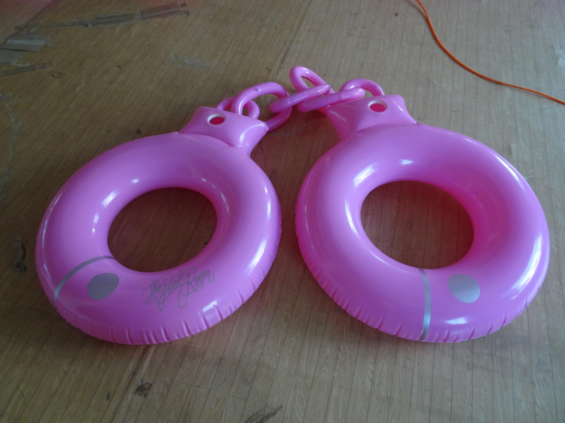 Inflatable Cusotmised PVC  Handcuffs Float