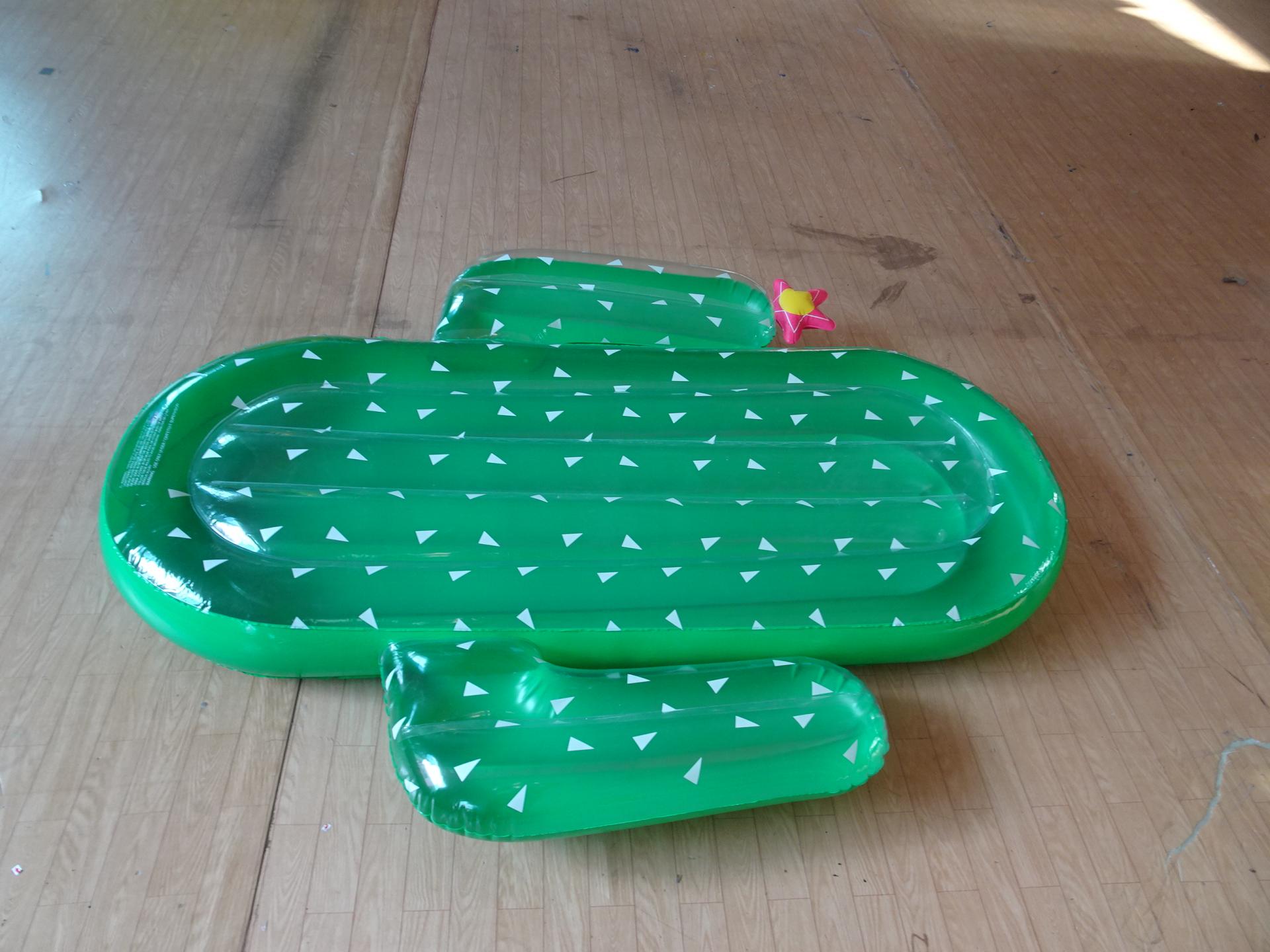 Inflatable Customized 0.3MM PVC Green Cactus Float