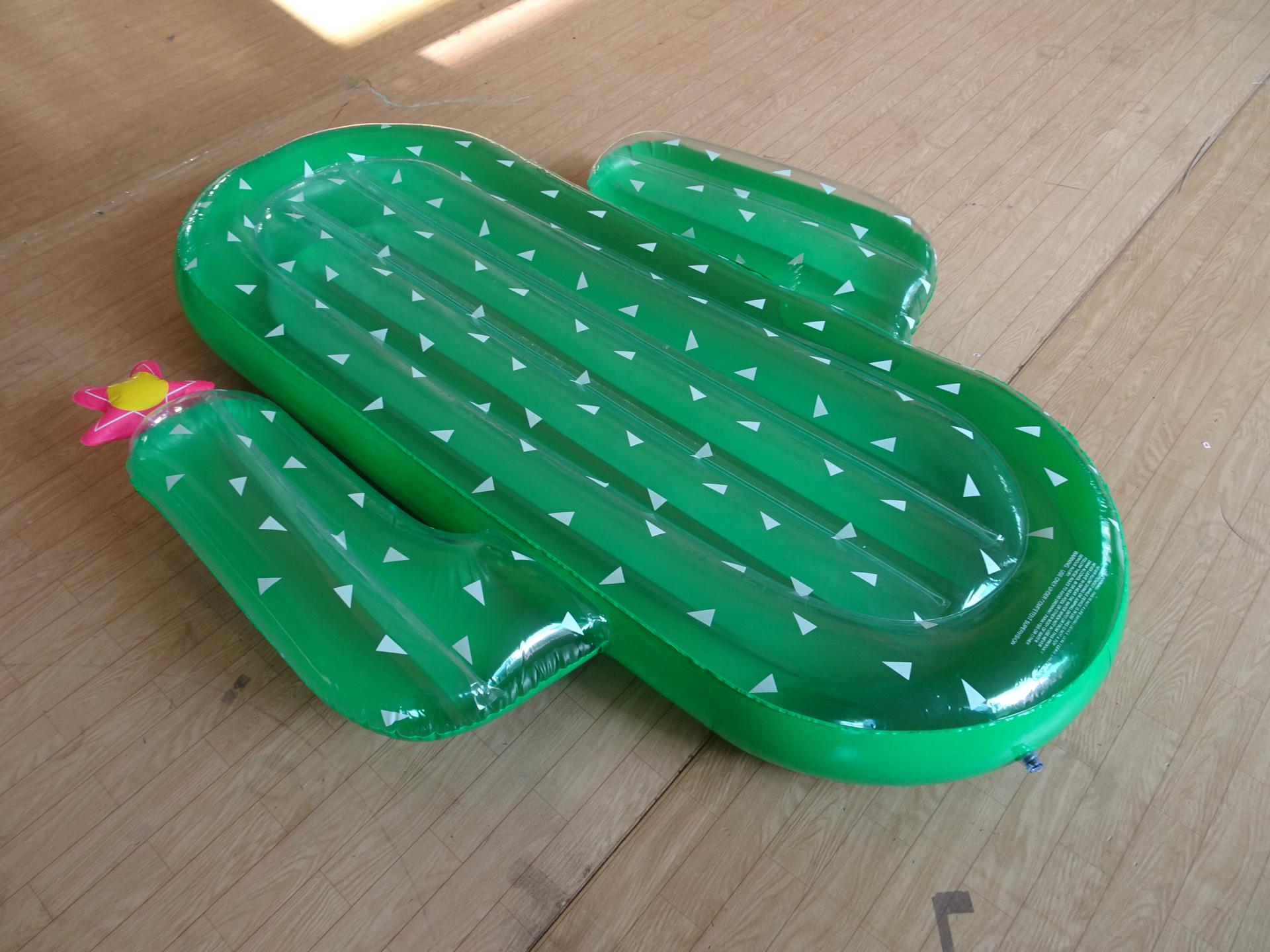 Inflatable Customized 0.3MM PVC Green Cactus Float