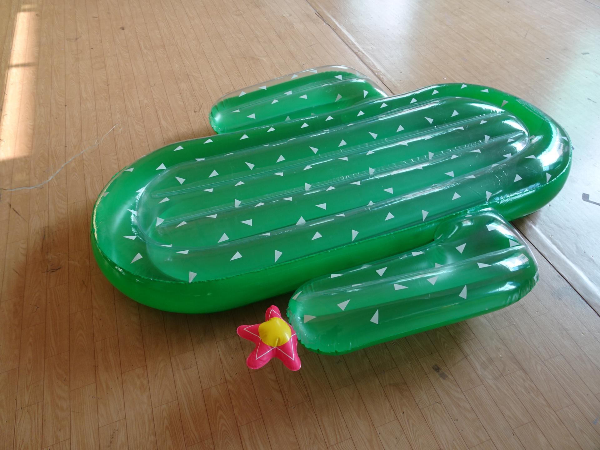 Inflatable Customized 0.3MM PVC Green Cactus Float