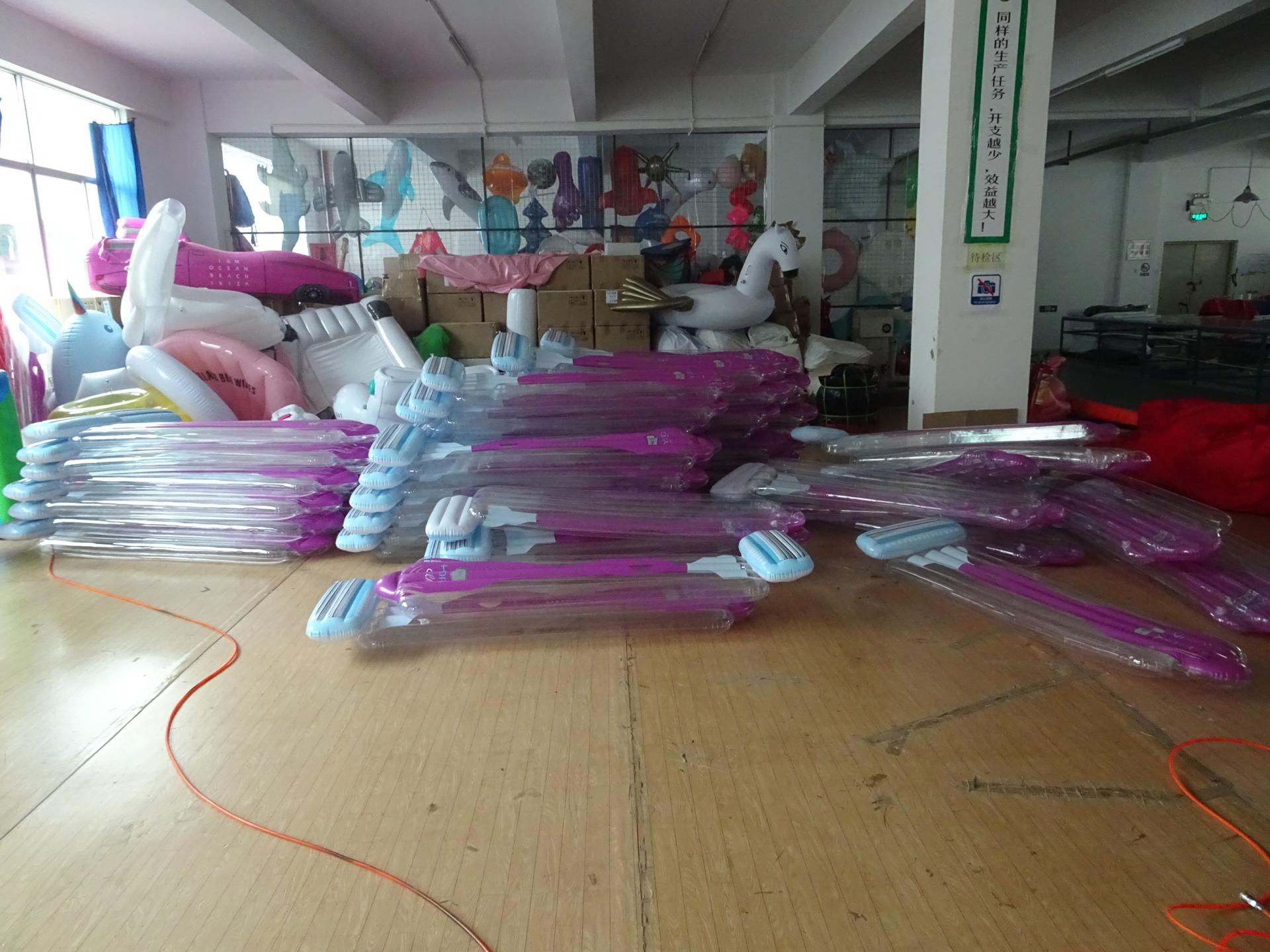 PVC Inflatable Promotion Floaty With Razor Printing 