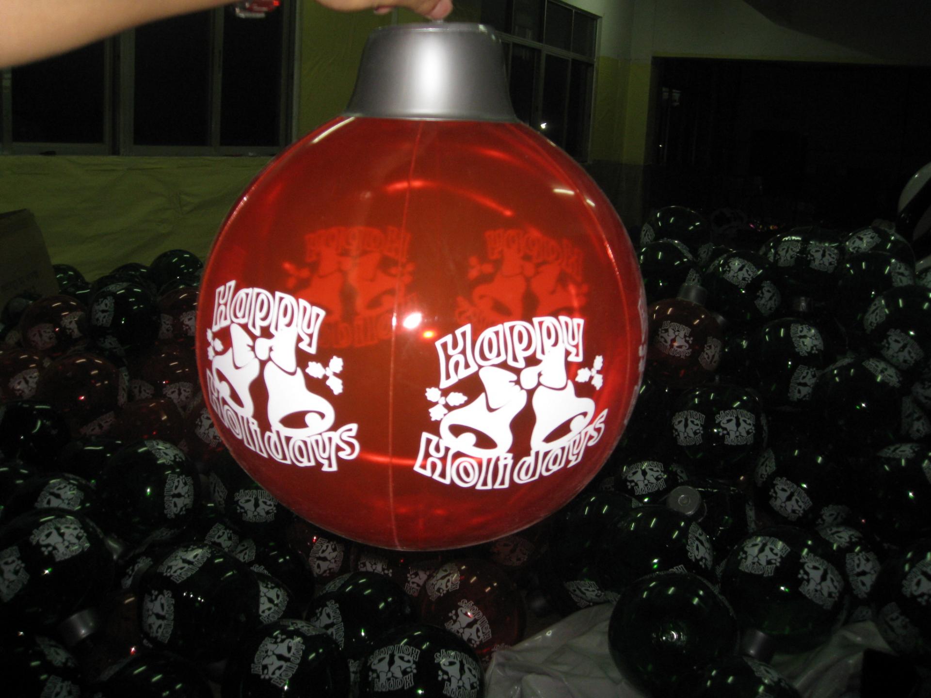 Customised Light Up Inflatable Yard Decorated Indoor Outdoor Christmas Ball