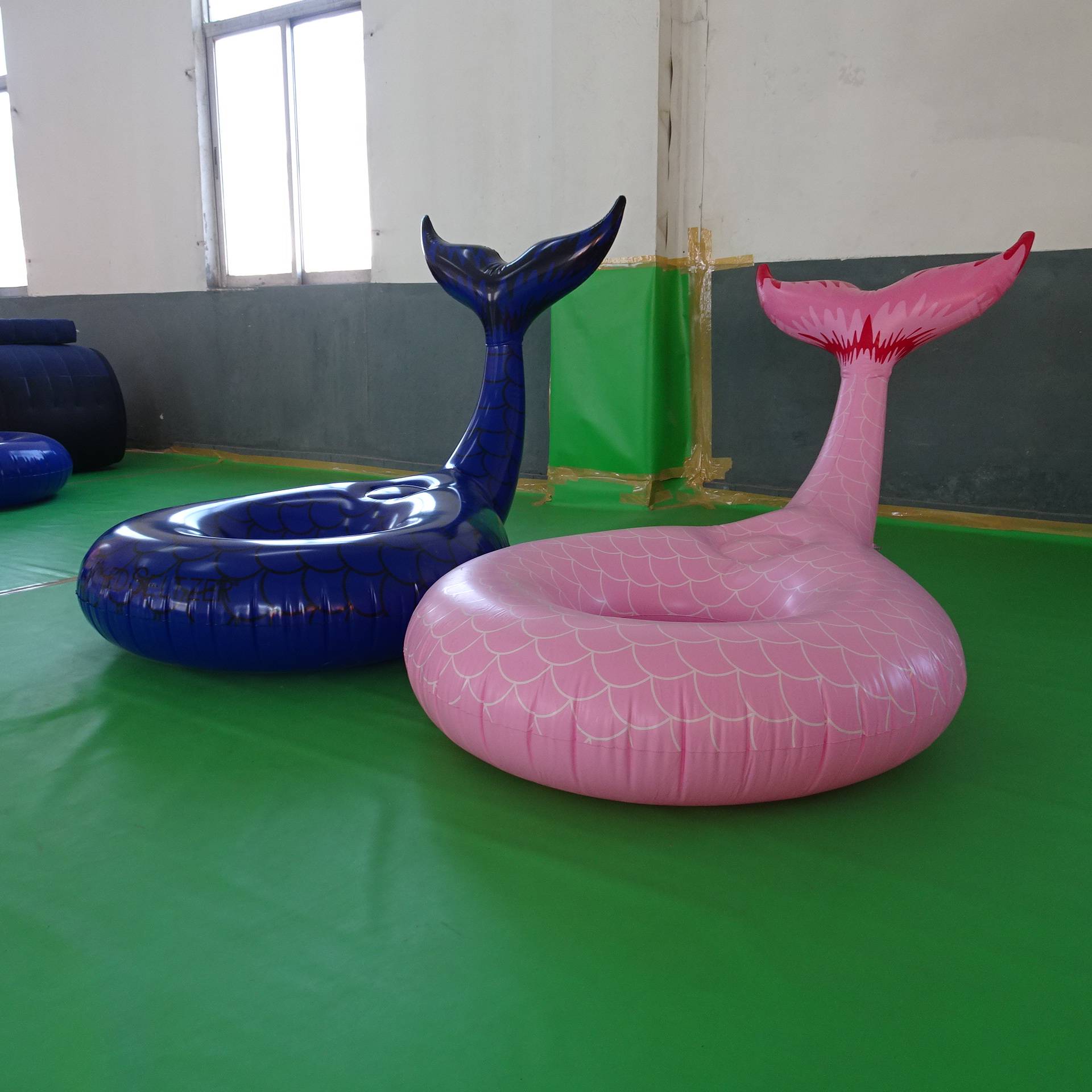 Customised Inflatable Mermaid Swimming Pool Floating Rings For Younger Kids And Toddlers