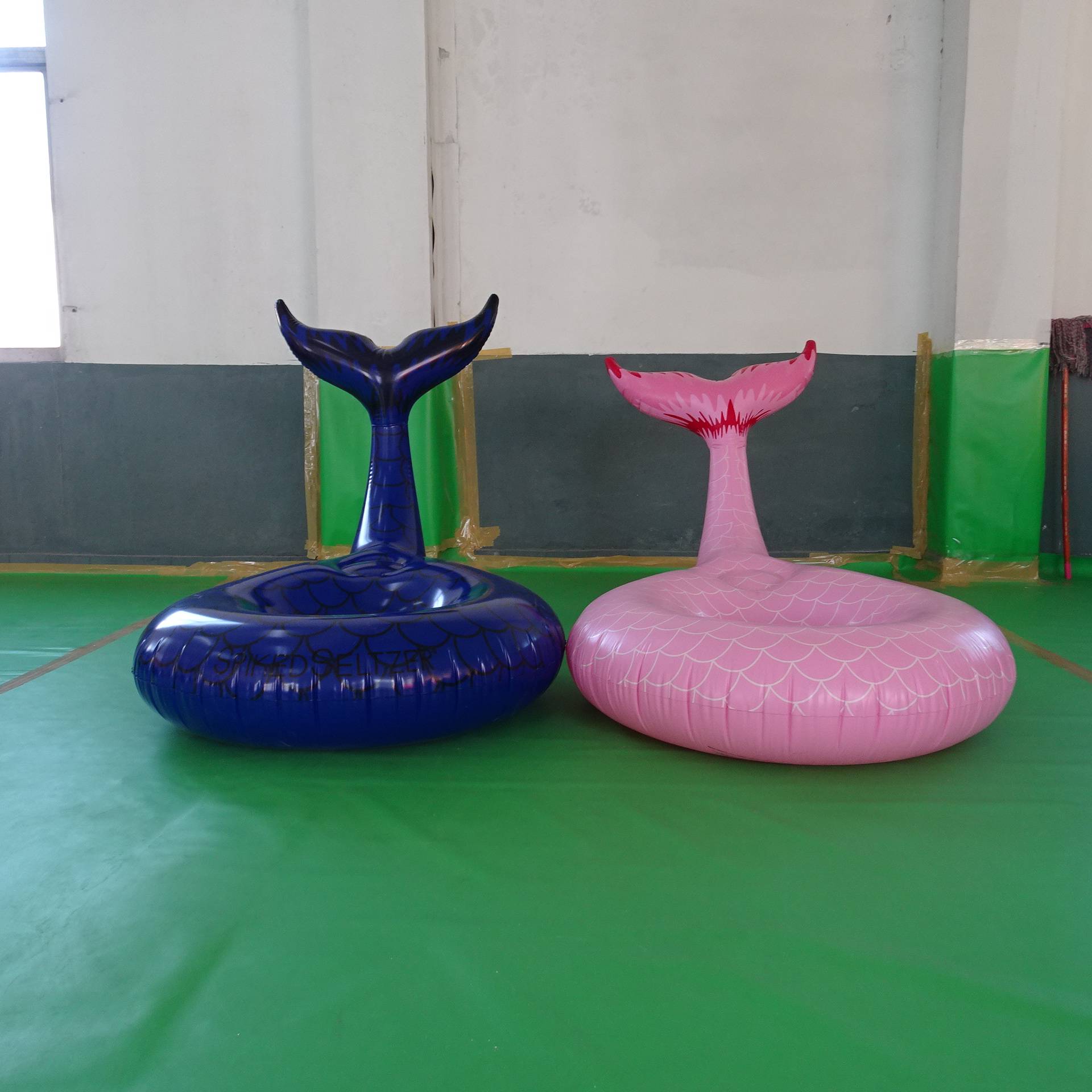 Customised Inflatable Mermaid Swimming Pool Floating Rings For Younger Kids And Toddlers