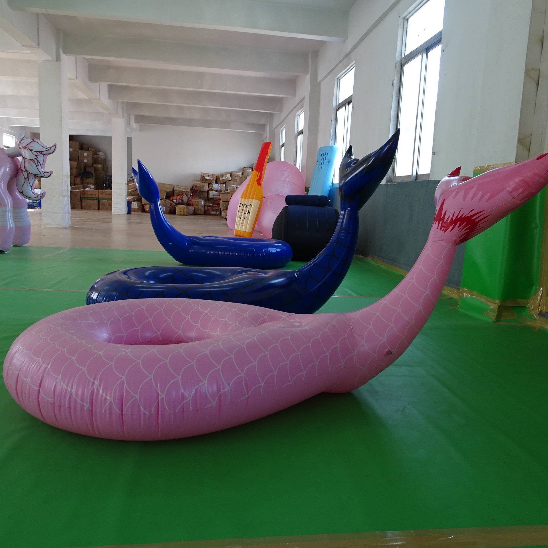 Customised Inflatable Mermaid Swimming Pool Floating Rings For Younger Kids And Toddlers