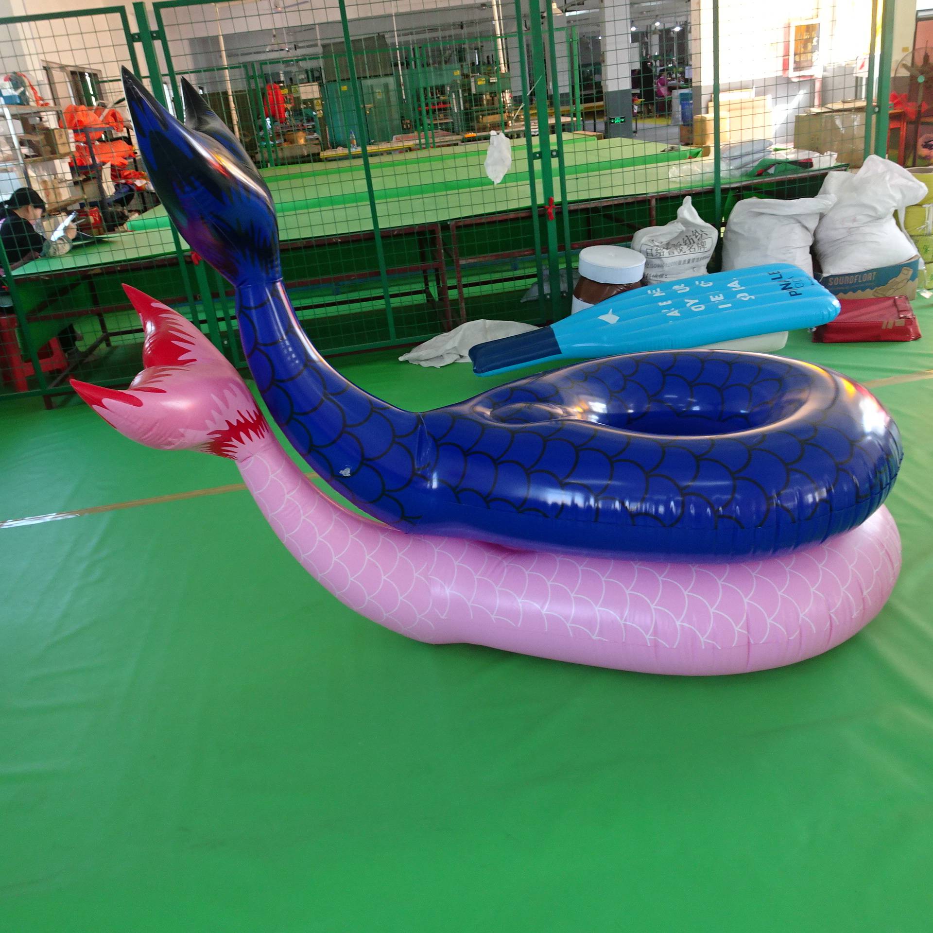 Customised Inflatable Mermaid Swimming Pool Floating Rings For Younger Kids And Toddlers