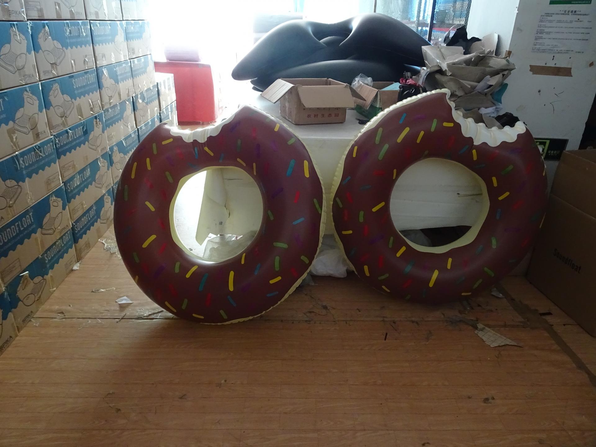 Customised Inflatable Donut Swim Ring Pool,Beach Party Decorations For Younger Kids And Toddlers