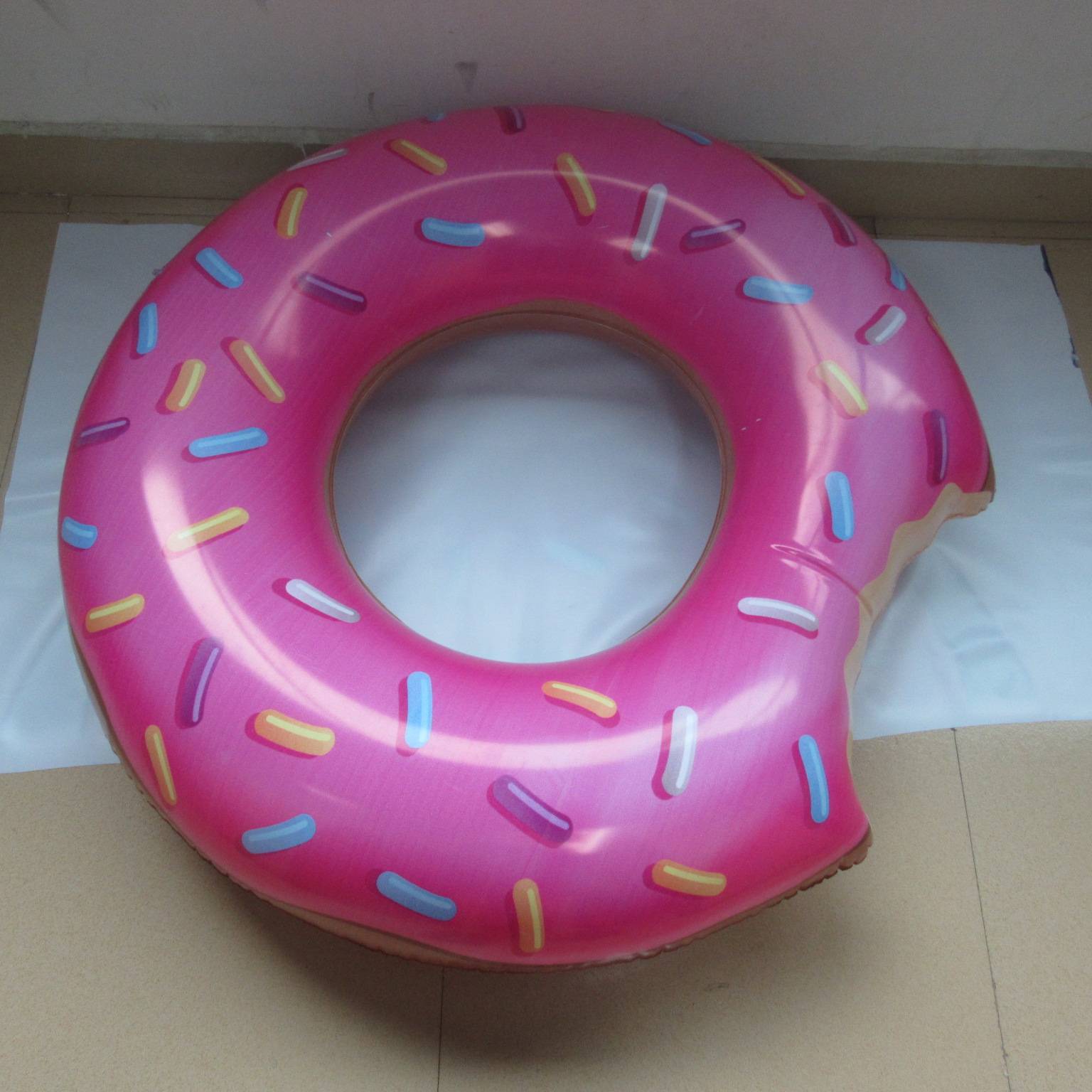 Customised Inflatable Swimming Pool Floating Donut Swimming Rings For Indoor And Outdoor