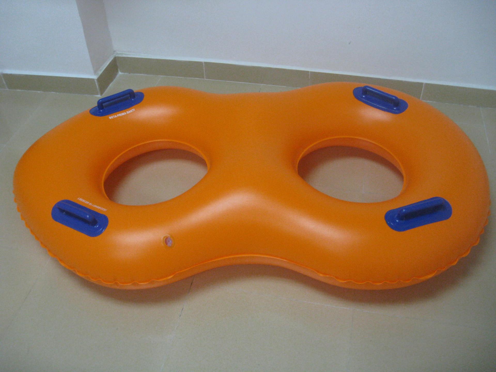 Customised 120CM Dia Inflatable Wheel Ring With 2 Handles Without Inner Ring For Beach,Pool Funning
