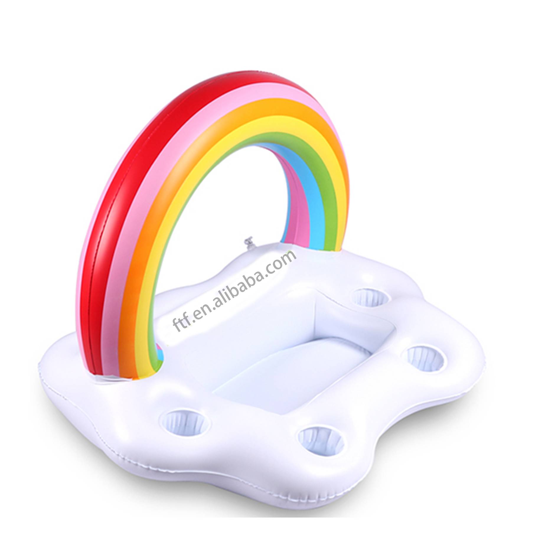 Customised Inflatable Rainbow Cup Holder Beverage Cooler Holder For Themed Party Parties Food Beer