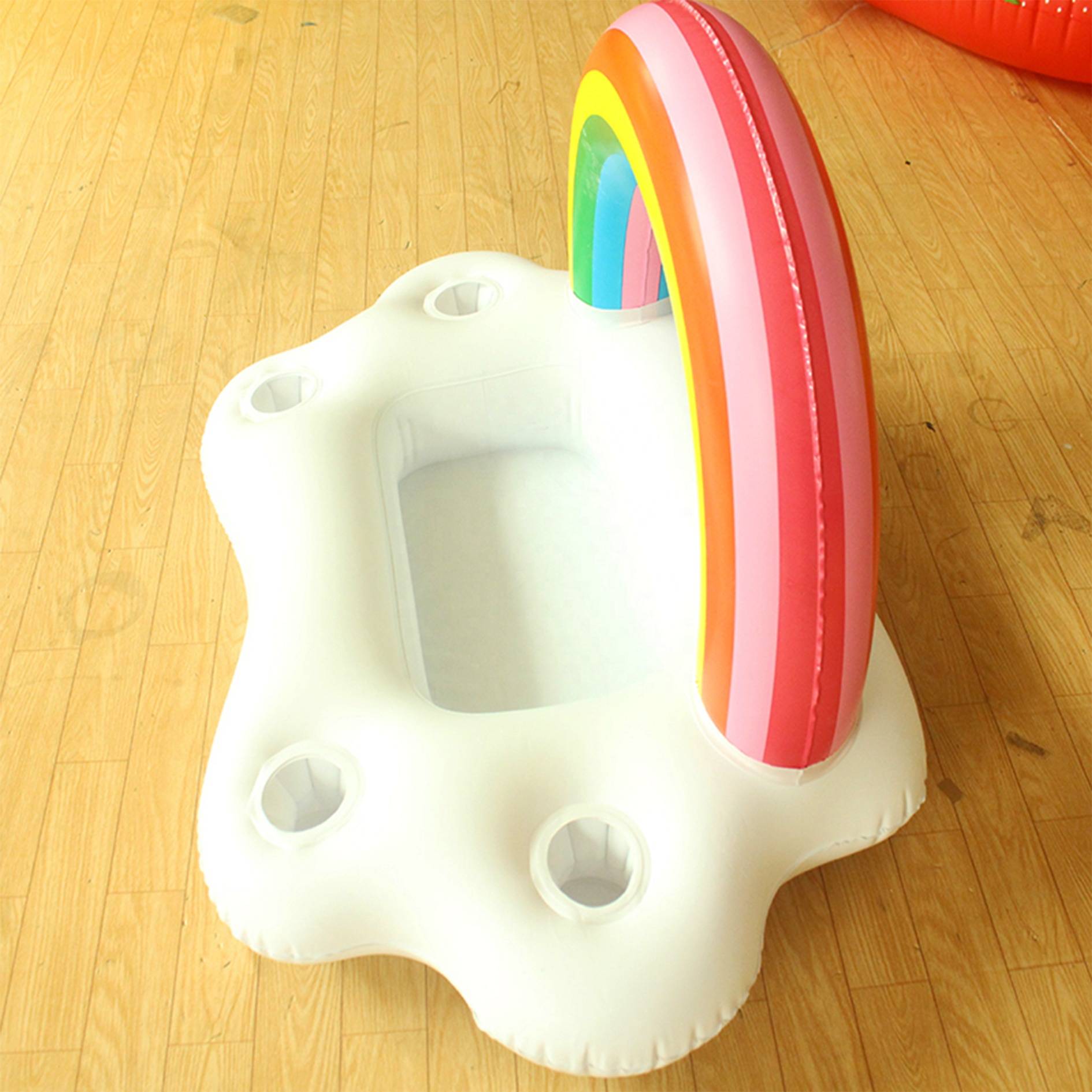 Customised Inflatable Rainbow Cup Holder Beverage Cooler Holder For Themed Party Parties Food Beer