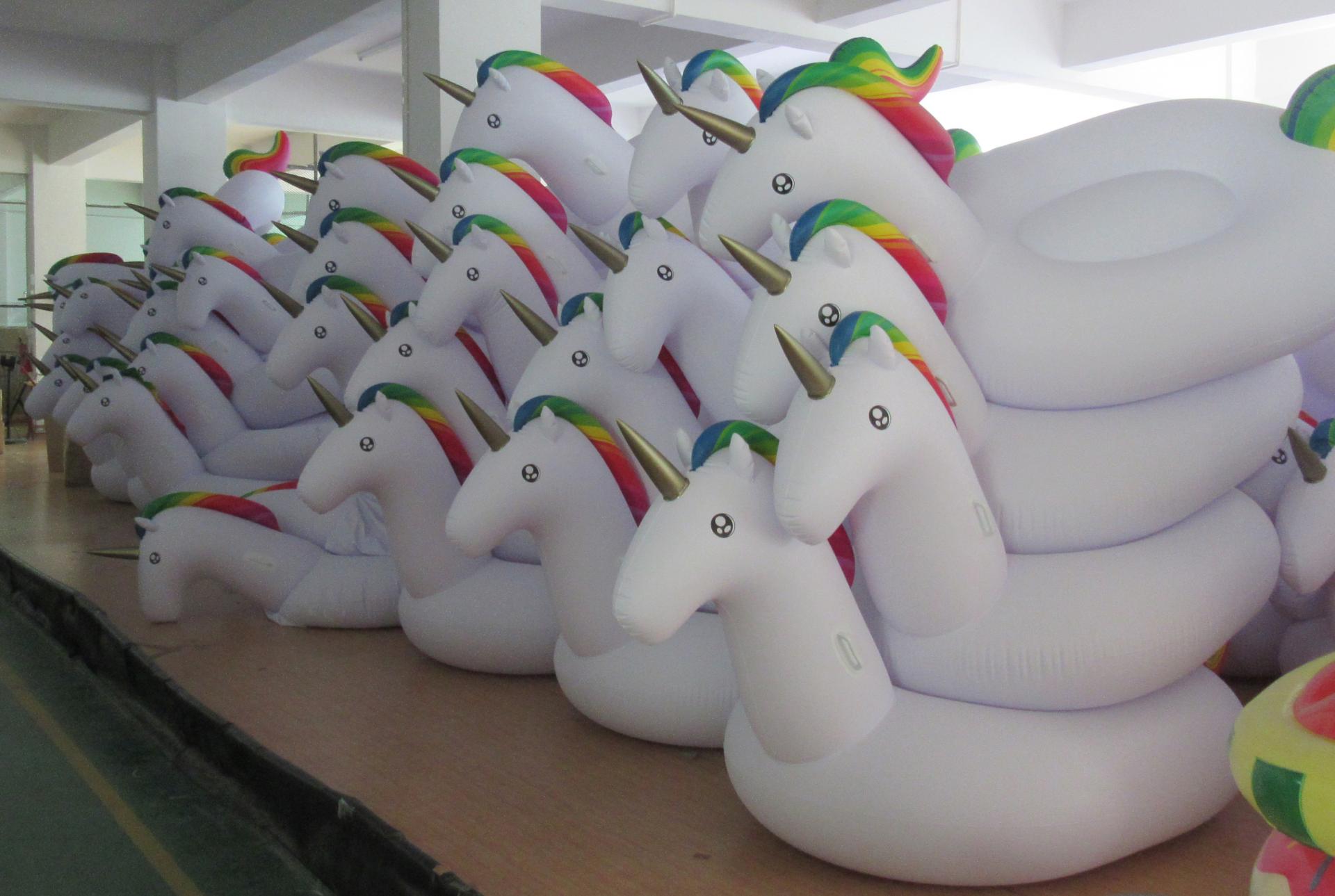 Customised PVC Inflatable Unicorn Giant Large Toddler Baby Pool Float Lounge Raft