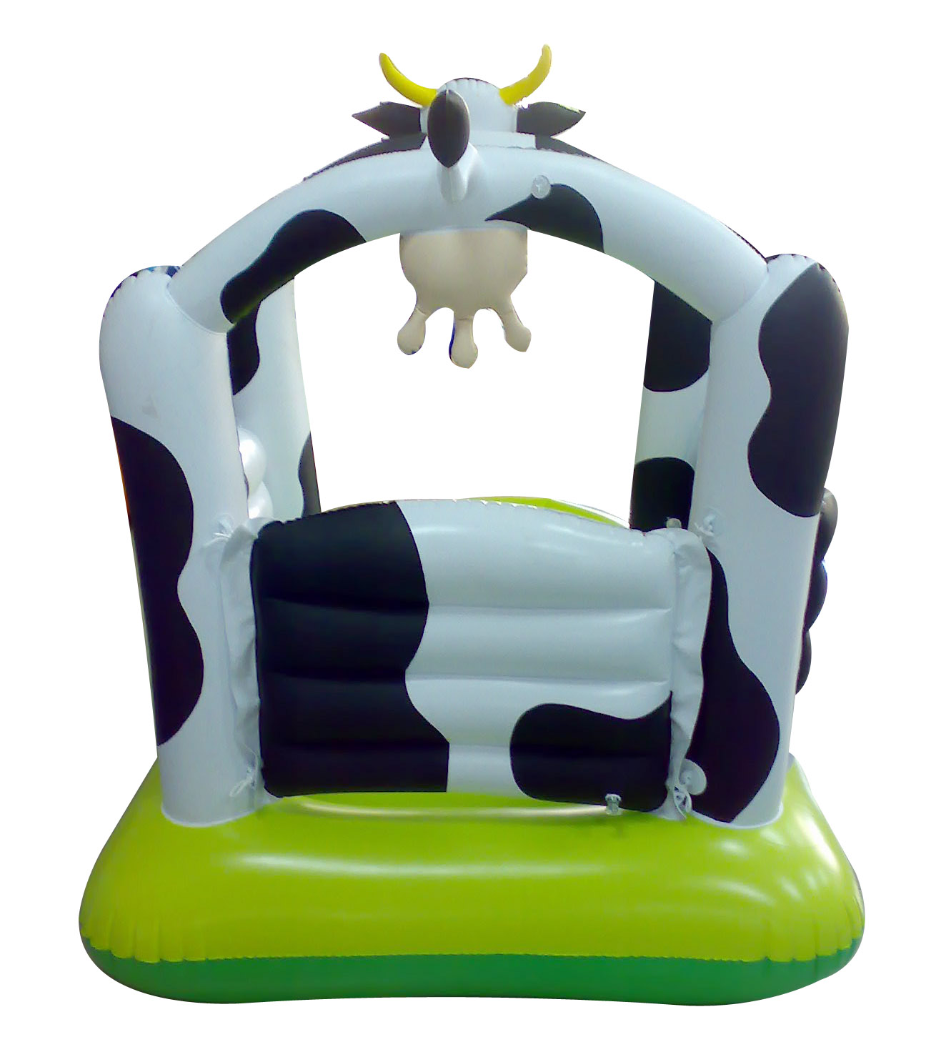 Customised  Combination Inflatable Cow Bouncer Sprinkling Kiddie Swimming Pool