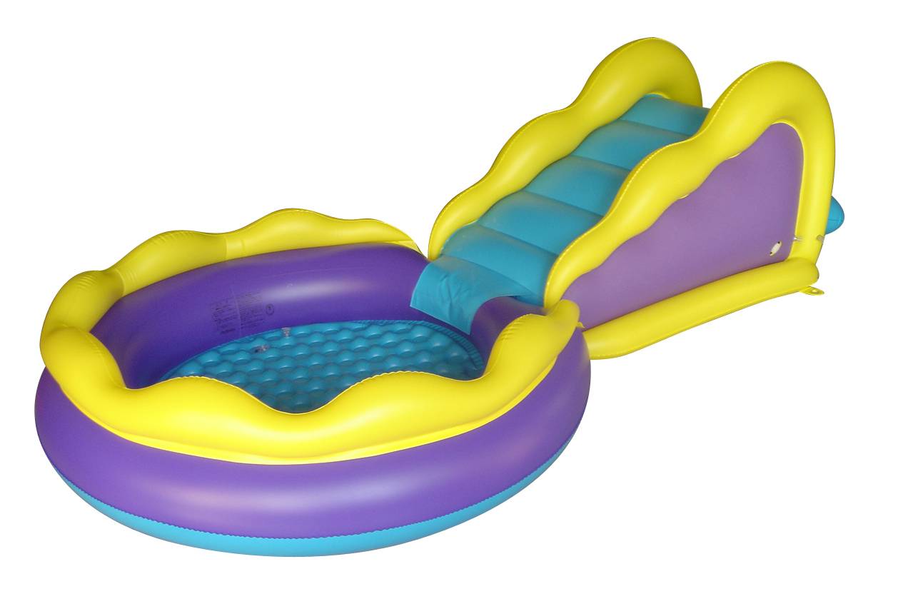 Customised Inflatable Kiddie Swimming Slide Pool For Kids & Adults Includes Repair Kit