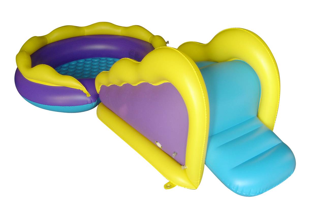 Customised Inflatable Kiddie Swimming Slide Pool For Kids & Adults Includes Repair Kit