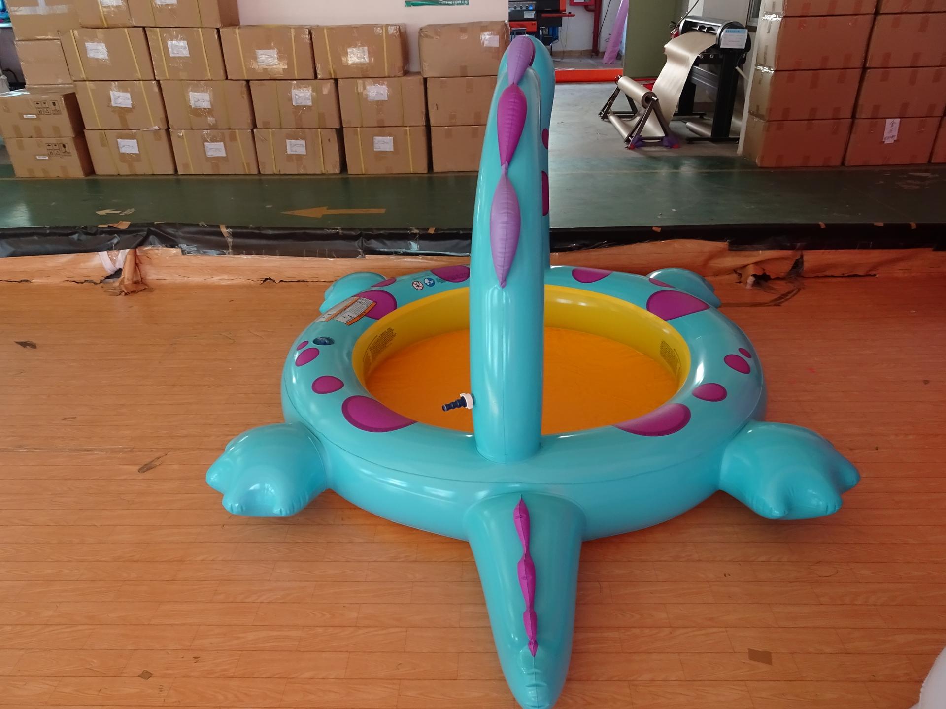 Customised Inflatable Kiddie Swimming Dinosaur Pool Blow Up Family & Kiddie Pool Small Baby