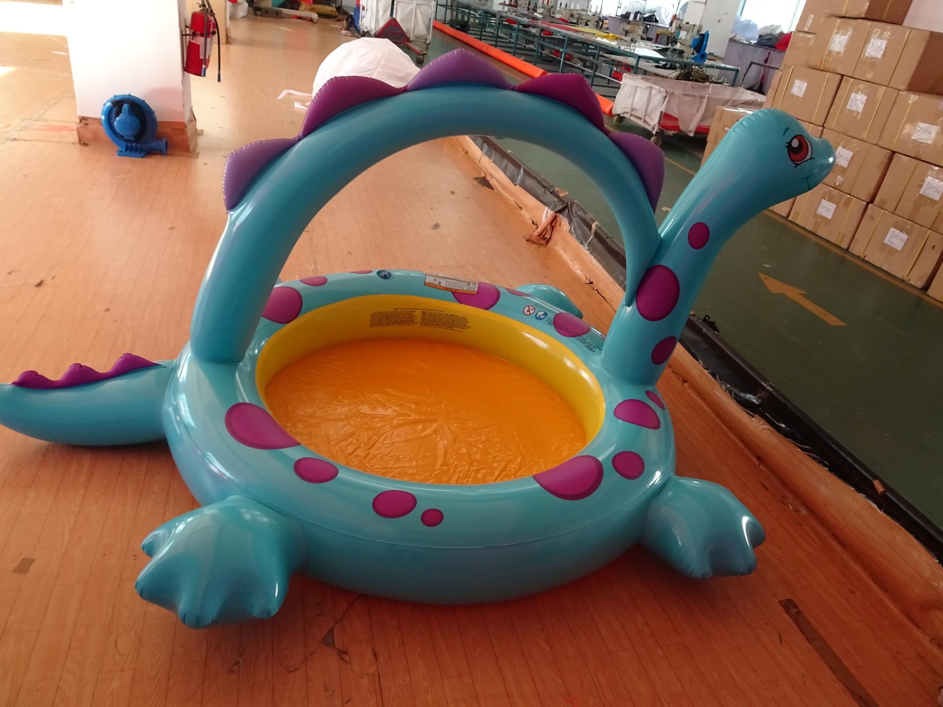 Customised Inflatable Kiddie Swimming Dinosaur Pool Blow Up Family & Kiddie Pool Small Baby