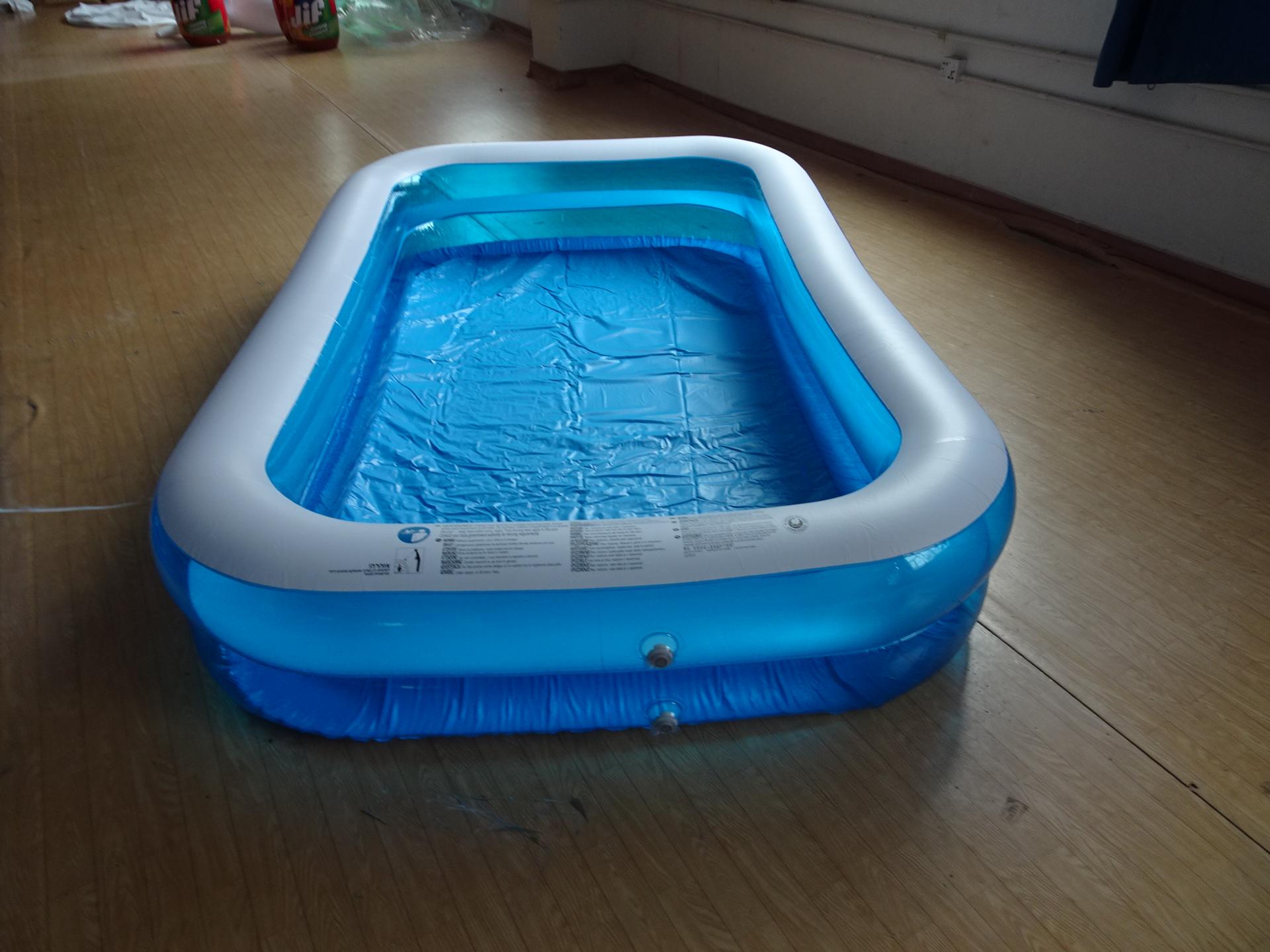 Customised Inflatable Rectangle Kids Pools For Kids & Adults Includes Repair Kit