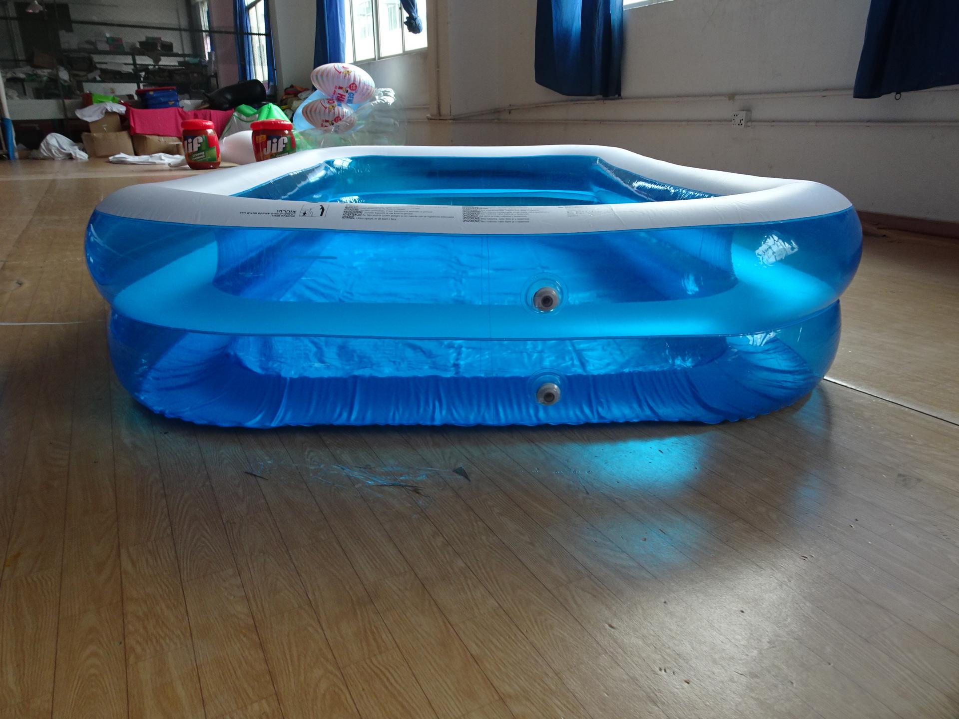 Customised Inflatable Rectangle Kids Pools For Kids & Adults Includes Repair Kit