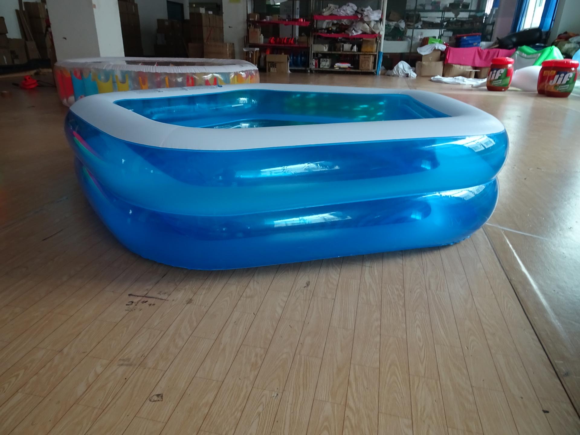 Customised Inflatable Rectangle Kids Pools For Kids & Adults Includes Repair Kit