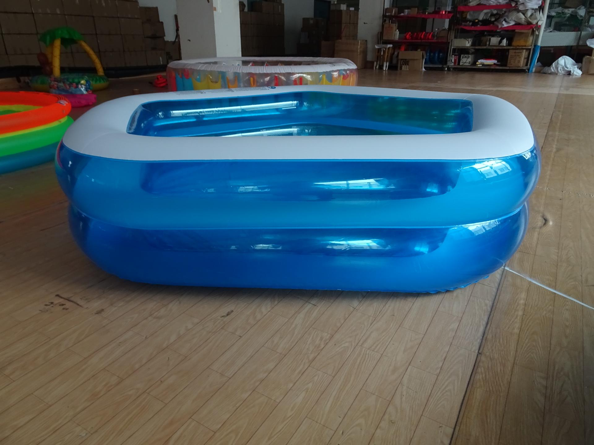 Customised Inflatable Rectangle Kids Pools For Kids & Adults Includes Repair Kit
