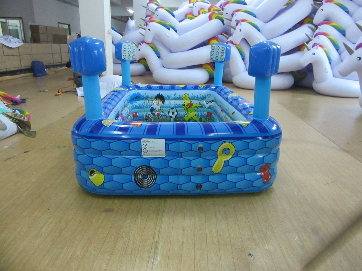 Customised Inflatable Kiddie Swimming Sport Pool With Built-In Air Pump  For Kids & Adults 