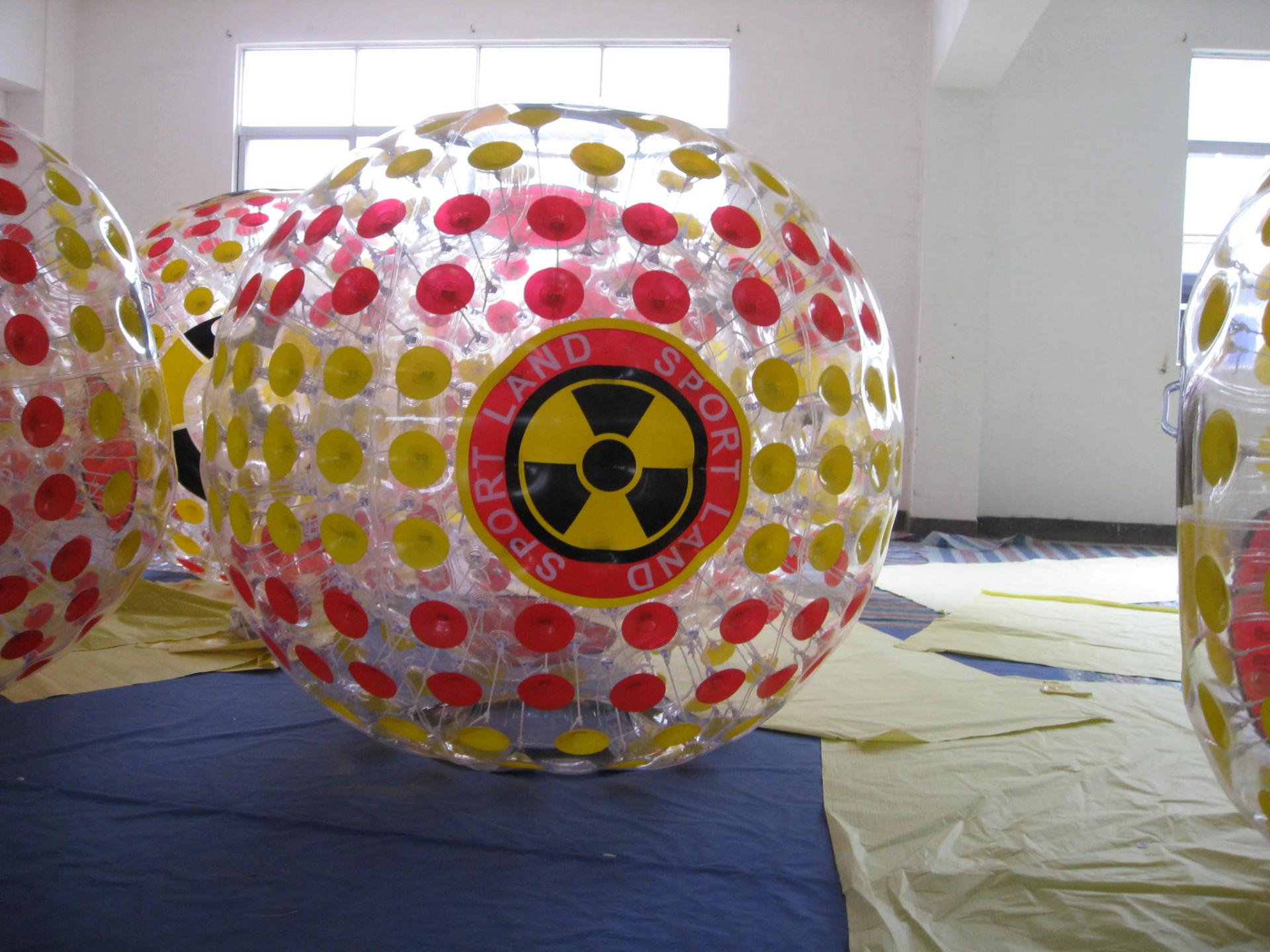 Customised Tpu Colored Dots Around Zorbing Human Hamster Adults Kids Playground