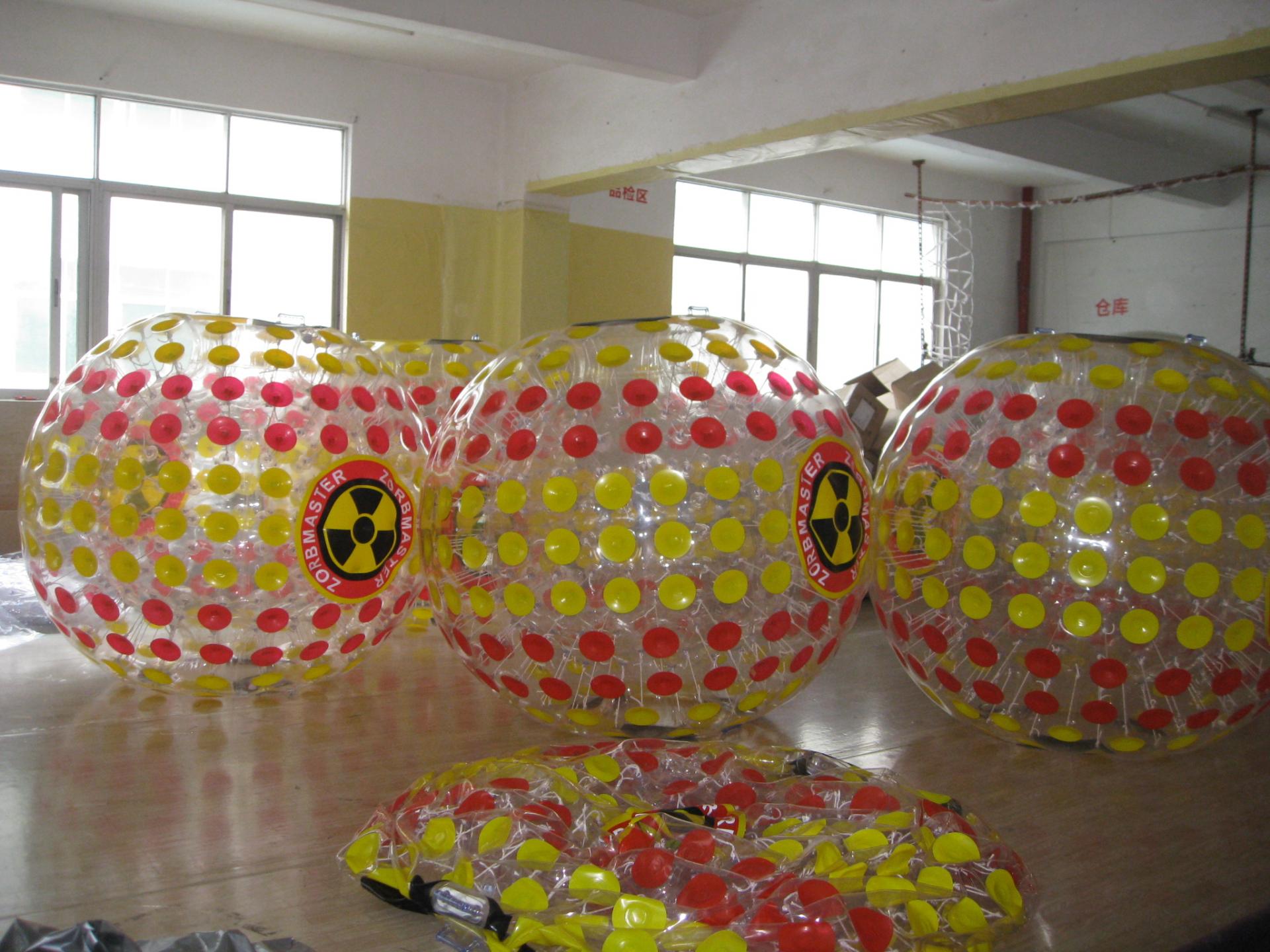 Customised Tpu Colored Dots Around Zorbing Human Hamster Adults Kids Playground