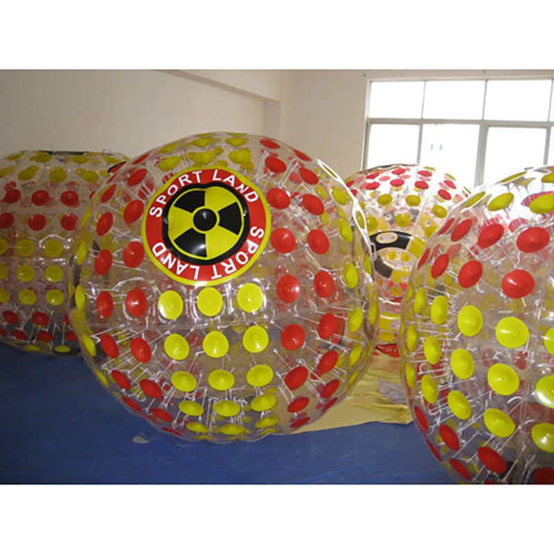 Customised Tpu Colored Dots Around Zorbing Human Hamster Adults Kids Playground