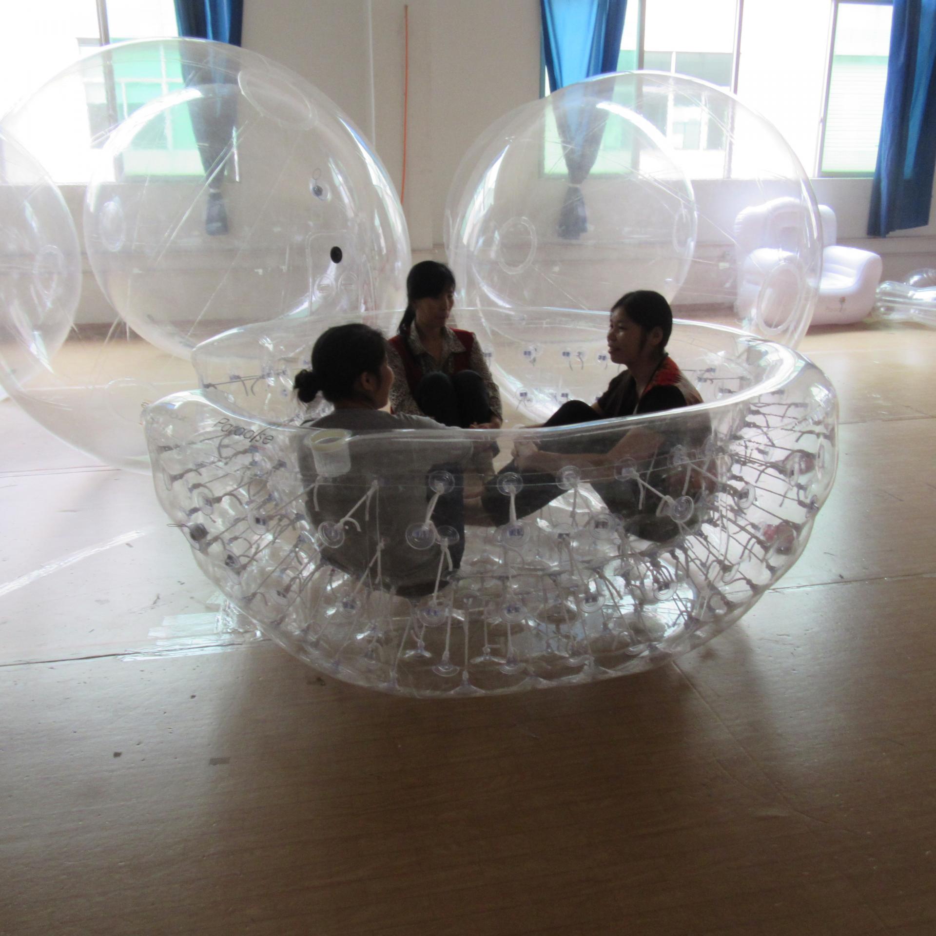 Customised Inflatable Clear Tpu Bowl Floats On Water,Playground,Grass Lawn