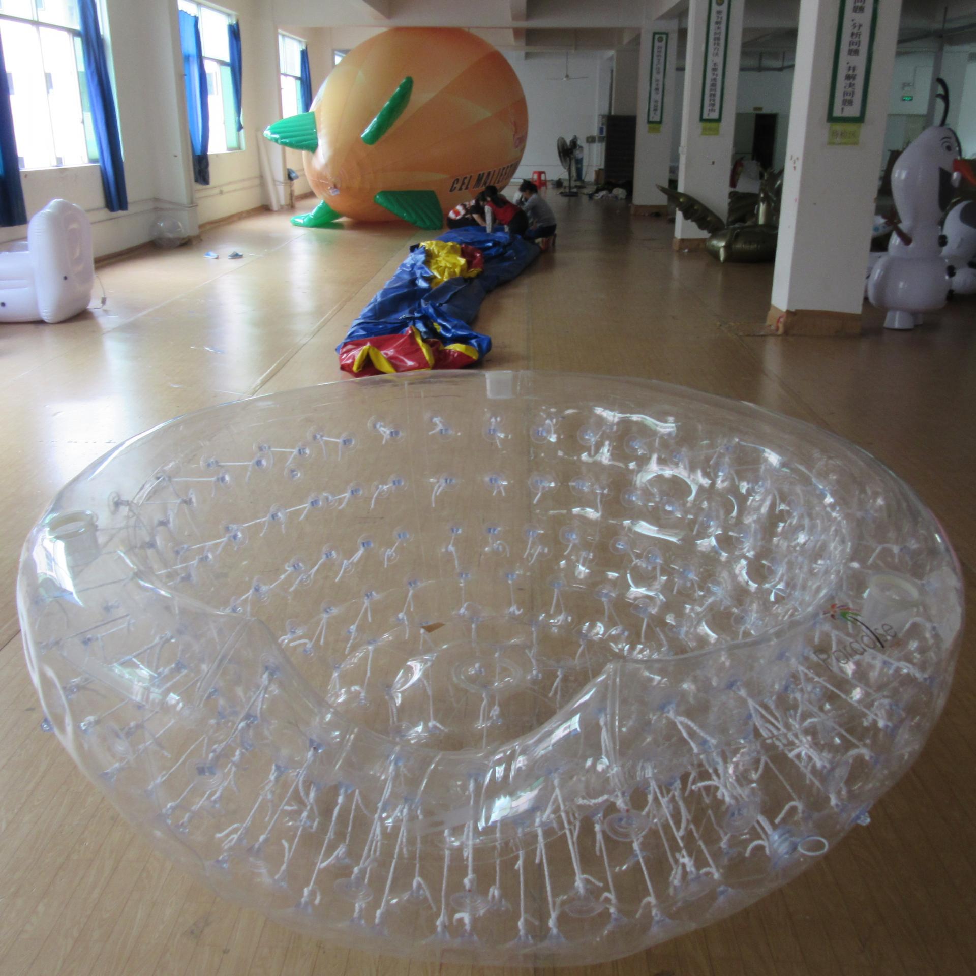 Customised Inflatable Clear Tpu Bowl Floats On Water,Playground,Grass Lawn