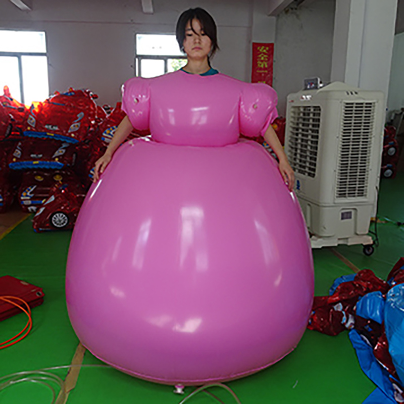 Customised 127CM Inflatable Dress Replica Surprise Costume Air Blow Up Jaws Jumpsuit Fun Fancy Dress